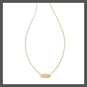 Kendra Scott -  Jaimee Metal 14K Gold Over Brass Pend Gold